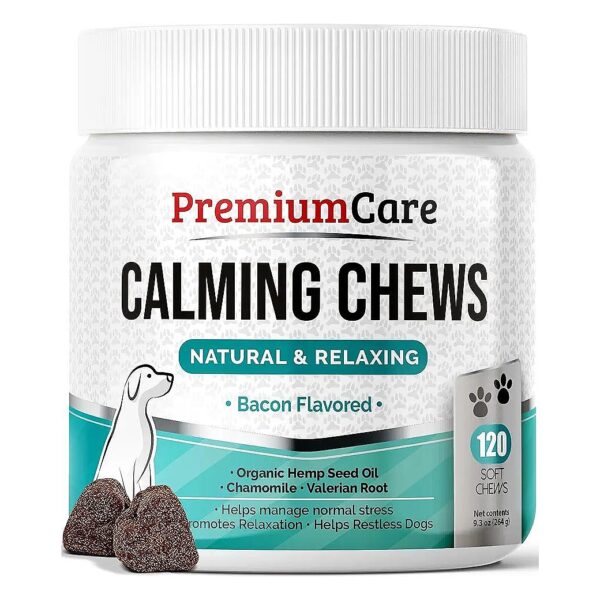 Hemp Calming Chews for Anxiety and Stress Relief in Dogs