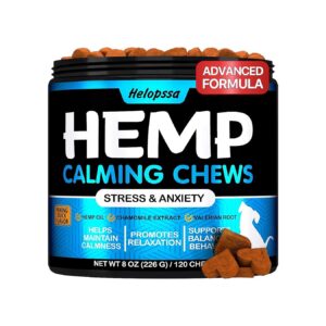 Hemp Calming Chews for Dog Joints and Pain Relief Naturally