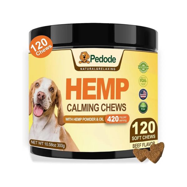 Hemp Calming Chews for Dogs Provide Anxiety Relief and Stress Reduction