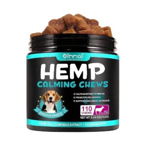 Hemp Oil Based Calming Treats for Dogs - Relax and Rejuvenate