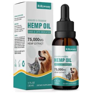 Hemp Oil Supplement for Pets with Arthritis Pain Relief and Anxiety