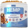 Hemp Oil and Omega 3 Rich Dog Calming Treats for Immune System and Skin Health