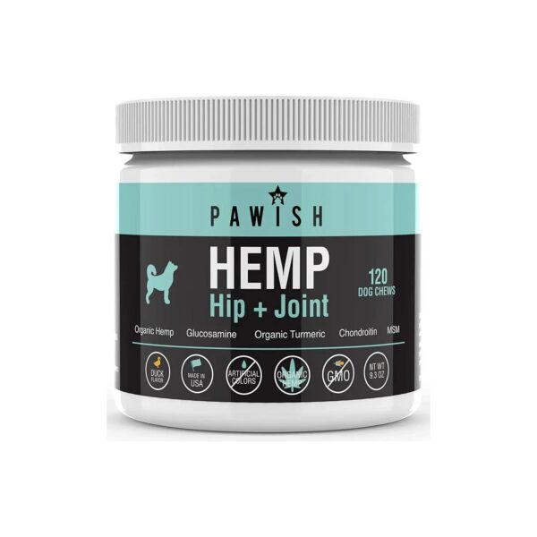 Hemp Protein and Turmeric Joint Support for Dogs with Arthritis