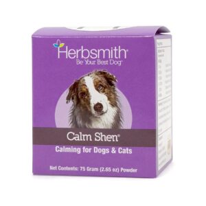 Herbsmith's Natural Calming Supplement for Dogs and Cats with Gluten-Free Formula