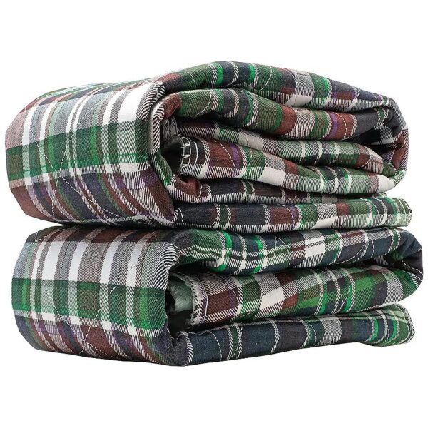 High Absorbency Plaid Waterproof 2 Pack Reusable Large Dog Travel Pee Pads 24x36