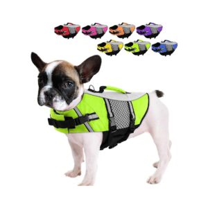 High-Buoyancy Dog Life Jacket for Small and Medium Dogs for Swimming