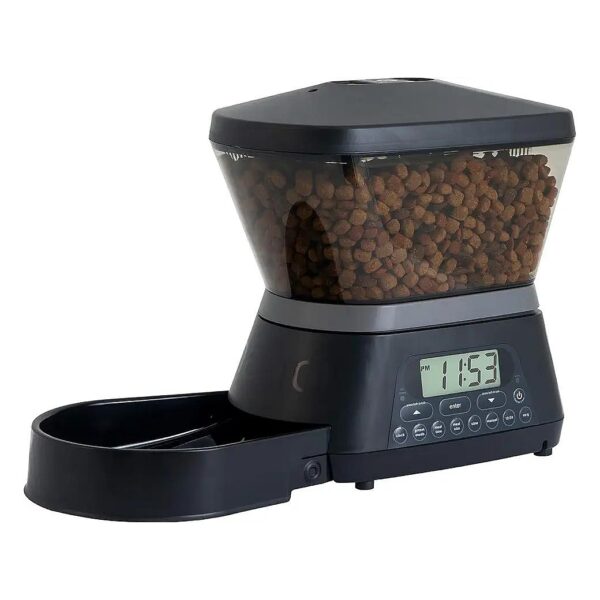 High Capacity Automatic Dog and Cat Feeder with Slow Feed Mode