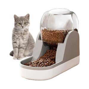 High-Capacity Automatic Food Feeder for Multiple Pets