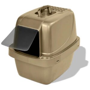 High-Capacity Cat Odor Control Litter Box with Sifting Pan