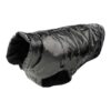 High Collar Dog Coat for Comfortable Wear 50cm Black Quilted Fleece