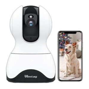 High-Definition Indoor Pet Surveillance Camera with Motion Detection and Two-Way Audio