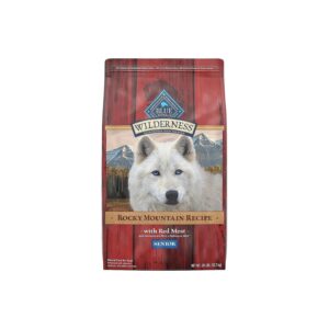 High Energy Senior Dry Dog Food with Real Red Meat and Complex Carbohydrates