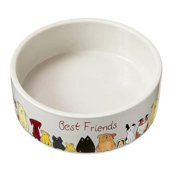 High Gloss Ceramic Pet Bowls for Dog and Cat Feeders