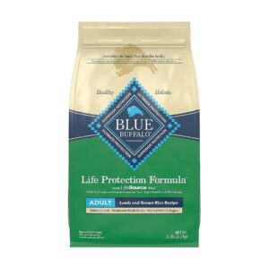 High-Protein Adult Dog Food with Natural Lamb and Brown Rice Ingredients