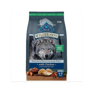 High-Protein Dry Dog Food with Real Chicken and Natural Ingredients for Adult Canines