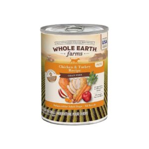 High-Protein, Grain-Free Dog Food with Real Chicken and Turkey