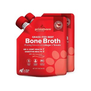 High-Protein, Grass-Fed Beef Broth for Pet Nutrition and Wellness