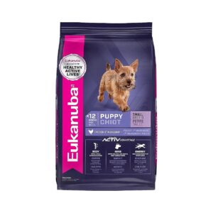 High-Protein, High-Energy Dry Food for Athletic Small Breed Puppies up to 23 Lbs