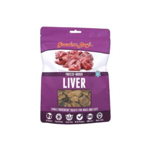 High-Protein, Single Ingredient, Freeze Dried Liver Treats for Cats and Dogs