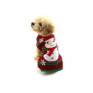 High-Quality Acrylic Dog Sweater for Small Dogs and Cats Christmas Holiday Gift