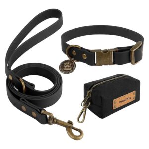 High-Quality Adjustable Dog Collars and Leashes for Small Medium Large Breed Sizes