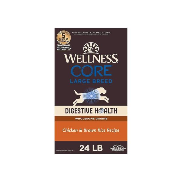 High-Quality Adult Dog Food with Chicken, Brown Rice, and Probiotics for Digestive Health