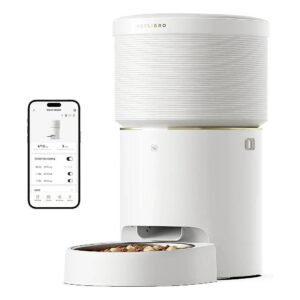 High-Quality Automatic Pet Feeder for Cats and Dogs with 5G Wi-Fi and Smart Notifications