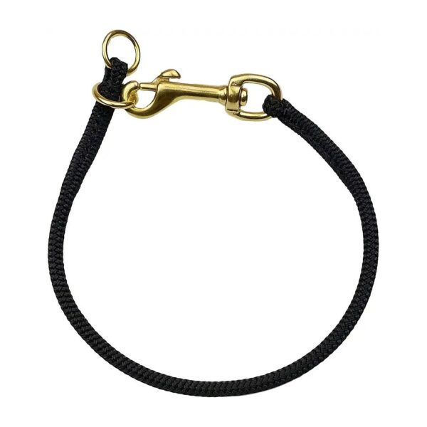 High Quality Black Nylon Choke Collar for Dominant Dogs 19 inch