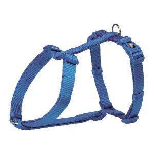 High Quality Blue Nylon Dog Harness with Adjustable Straps 40-65cm