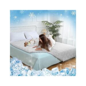 High-Quality Cooling Blanket for Home and Outdoor, 60x80IN, Soft Surfaces and Washable