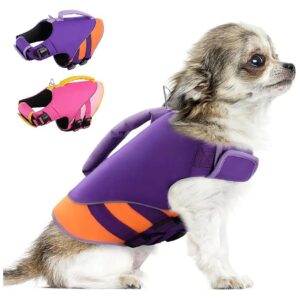 High-Quality Dog Life Vest with Adjustable Straps and High Buoyancy for Small Dogs