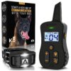 High-Quality Dog Shock Collar with 124 Training Levels and 3/4 Mile Range for Large Dogs