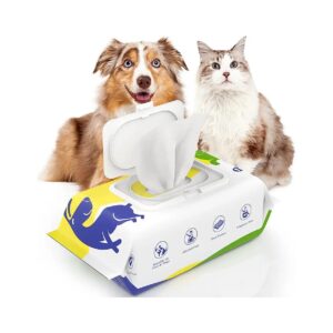 High-Quality Dog Wipes for Comfortable Cleaning of Paw and Butt