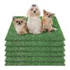 High-Quality Fake Grass Pads for Pet Training, 6 Pieces, 14" x 18", PE and