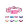 High-Quality Floral Print Dog Collars for Small, Medium, and Large Dogs