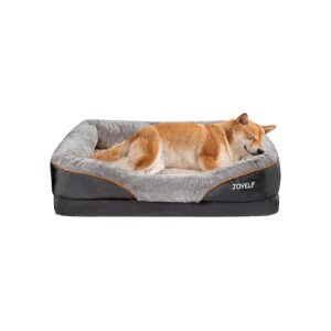 High-Quality Memory Foam Dog Bed with Soft and Cozy Fabric for Medium to Large Breed Dogs