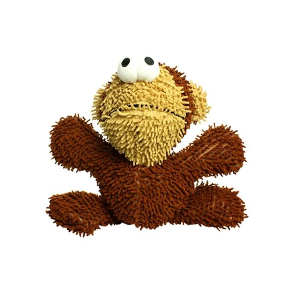 High Quality Microfiber Ball Monkey with Squeaker Balls and Minimal Stuffing