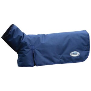 High-Quality Navy Waterproof Dog Coat with Neck for Large Breeds