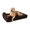 High-Quality Orthopedic Dog Bed with 10-Year Warranty and Soft Microsuede Fabric