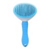 High-Quality Pet Brush for Cats and Dogs, Removes Hair Tangles and Insects, Blue