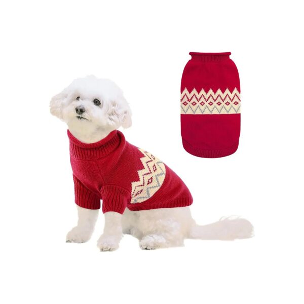 High-Quality Pet Clothing for Small Medium Dogs and Cats, Warm and Soft Knitwork