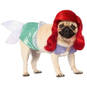 High-Quality Pet Costume for Large Breed Dogs with Mermaid Ariel Design