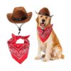 High-Quality Pet Cowboy Accessories for Dog and Cat Western Festival Hat