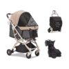 High-Quality Pet Stroller with Convertible Compartment for Small and Medium Pets