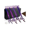 High-Quality Purple Stainless Steel Pet Grooming Scissors Kit for Dogs Cats