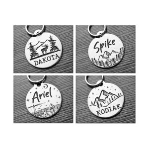 High-Quality Stainless Steel Pet ID Tags for Dogs and Cats