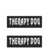 High Quality Therapy Dog Patches with Hook Backing for Dog Harnesses and Collars