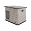 High-Quality Weather-Protected Dog House with Adjustable Vents and Corrugated Design