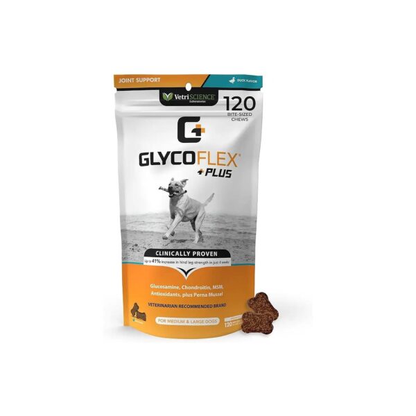 High-Strength Glucosamine and MSM Joint Support Chews for Dogs