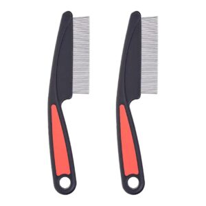 High Strength Stainless Steel Fine Tooth Combs for Pet Hair Removing and Comb Massage